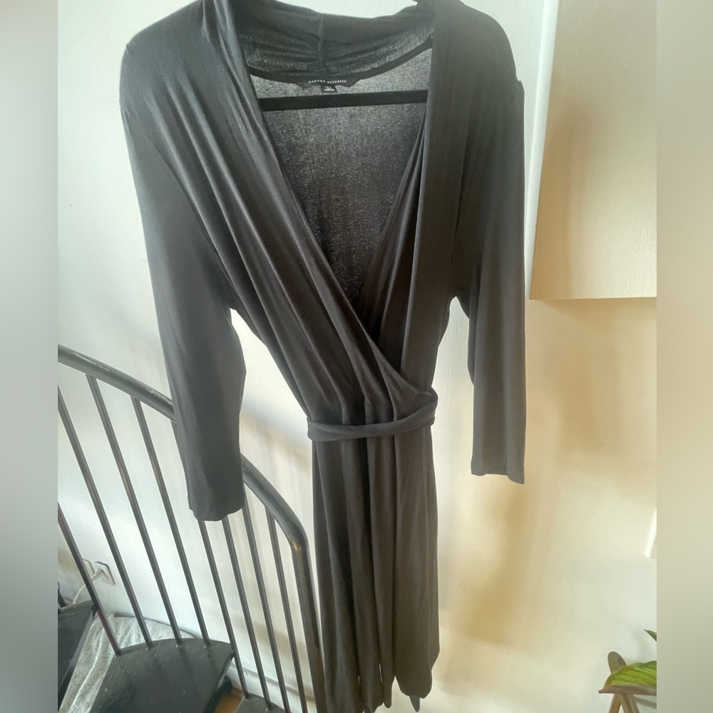 Banana Republic Black Wrap dress